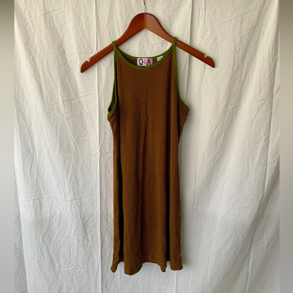 Q&A Striped Casual Dress